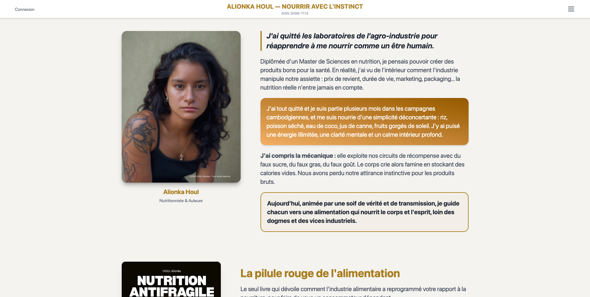 Nutrition Antifragile